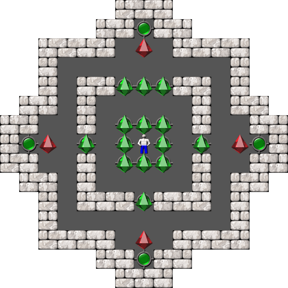 Сокобан Microban 02 Arranged уровень 4